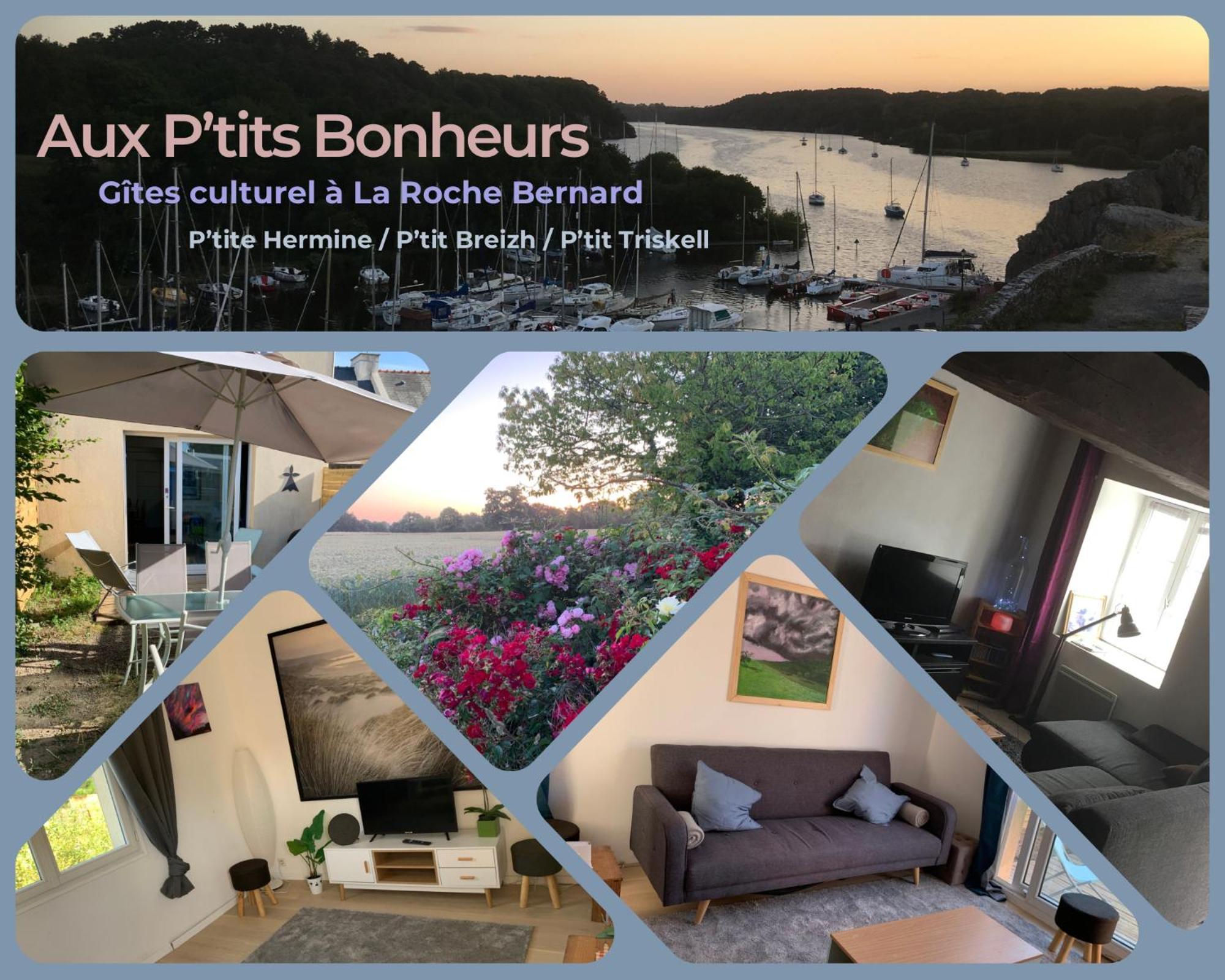 Au pt’it bonheur, Gîte culturel à la Roche Bernard Férel Extérieur photo